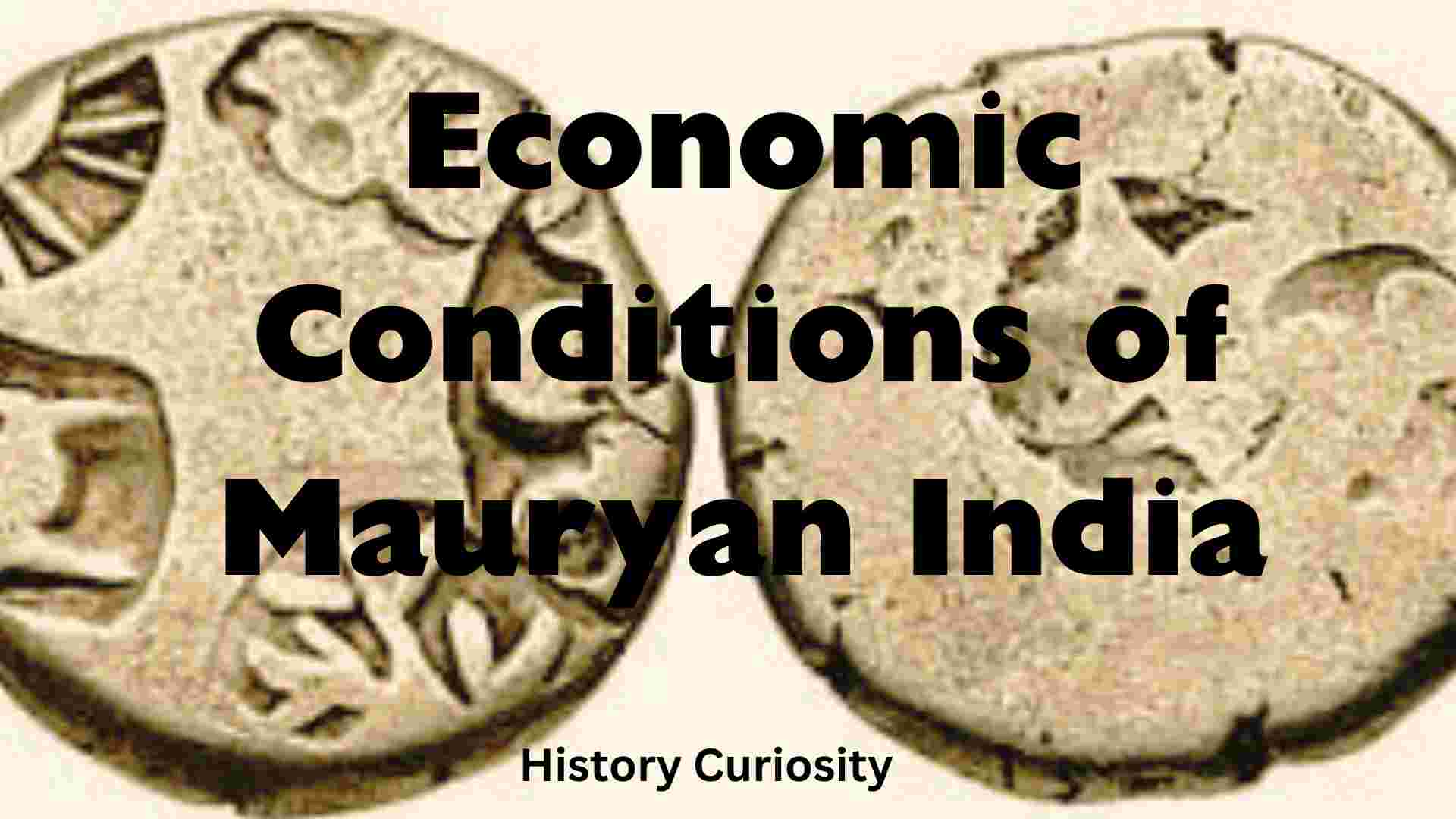 Economic Conditions of Mauryan India